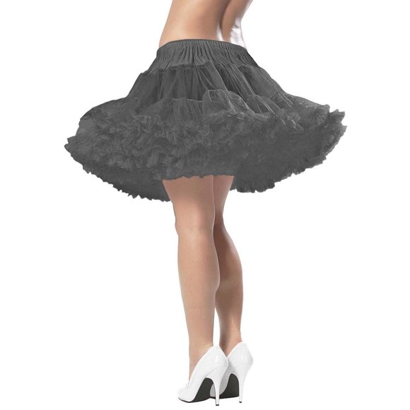 Black Tulle Petticoat Cosplay Roleplay Tutu Costume Accessory OS - 1400